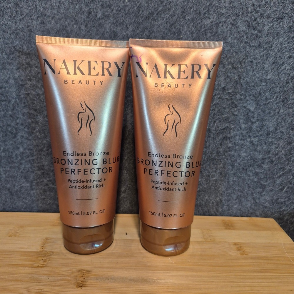 2 Nakery Beauty Endless Bronze Bronzing Blur Perfector Face Body 5.07oz Sealed